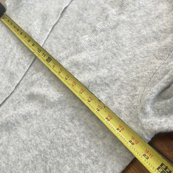 Madewell Long Grey Cardigan in Cozy Wool & Alpaca Blend Yarn sz S Lounge - Picture 8 of 11